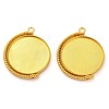 Zinc Alloy Pendant Cabochon Settings FIND-NH0001-13C-G-1