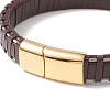 Leather Cord Bracelets BJEW-E352-11D-G-2