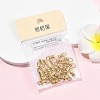 SHEGRACE Brass Cord Ends XGRQ1R600-353G-6