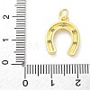 Brass Micro Pave Cubic Zirconia Pendants KK-S511-13G-3