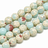 Synthetic Imperial Jasper Beads Strands G-S300-41A-8mm-1