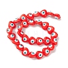 Evil Eye Resin Beads Strands RESI-F040-01F-2