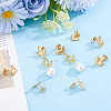 24Pcs 304 Stainless Steel Stud Earring Findings STAS-BBC0010-43G-7