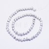 Synthetic Howlite Beads Strands G-E110-4mm-5-2