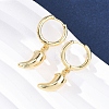 Chili Brass Hoop Earrings EJEW-Q015-17G-2