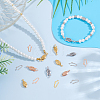 60Pcs 3 Colors Stainless Steel Box Clasps STAS-GA0002-32-4