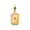 304 Stainless Steel Enamel Pendant Decoration STAS-L283-51G-2
