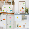 16 Sheets 8 Styles PVC Waterproof Wall Stickers DIY-WH0345-183-6