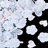 40Pcs 4 Styles Polyester Embroider Thread Iron on/Sew On Patches PATC-TA0001-45C-4
