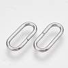 Non-Tarnish 304 Stainless Steel Linking Rings STAS-S079-83A-2