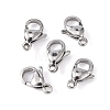 304 Stainless Steel Lobster Claw Clasps X-STAS-M262-01-11mm-3