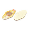 Rack Plating Alloy and Enamel Big Pendants ENAM-T021-29F-2