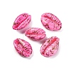 Spray Painted & Drawbench Shell Cabochons SSHEL-M023-03E-1