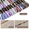 6-Ply Polyester Embroidery Floss OCOR-WH20074-15O-2