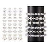 500Pcs 10 Style ABS Plastic Imitation Pearl Beads KY-BY0001-02-29