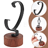 Black Metal C Shape Bracelet Display Stands BDIS-WH0018-01A-3