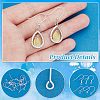 12 Parirs 6 Style Sterling Silver Earring Hooks FIND-PH0017-81-4