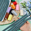 14.5M Polyester Lace Trim Ribbon OCOR-WH0101-244C-3