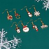 DIY Christmas Earring Making Kits DIY-TA0002-86-24