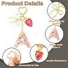 Alloy & Resin Pendant Decorations HJEW-YW00401-01-4