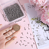 Beebeecraft 600Pcs 3 Styles 304 Stainless Steel Screw Eye Pin Peg Bails STAS-BBC0005-13-3