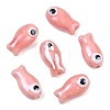 Handmade Porcelain Beads PORC-WH0019-02B-5