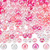 5 Colors Transparent Acrylic Beads MACR-PA0001-03C-02-1