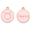 Alloy Enamel Pendants ENAM-S124-01A-09C-1