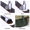 2 Pcs 2 Styles 45# Steel Leathercraft Tool TOOL-GA0001-30P-6