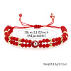 Multi-Layer Glass & Brass Beaded Adjustable Bracelets CL9505-1-4