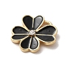 Flower Alloy Enamel Pendants ENAM-A007-04KCG-04-2