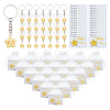 35Pcs Resin Star Keychains KEYC-DC00067-1