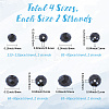 8 Strands 4 Styles Opaque Solid Color Glass Beads Strands EGLA-LT0001-04D-2
