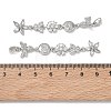 Brass Micro Pave Clear Cubic Zirconia Big Pendants LS-CU-E004-02P-3