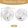 2Pcs Alloy Brooches JEWB-CP0001-58P-2