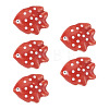 5Pcs Handmade Porcelain Beads PORC-TADJ0001-05E-1