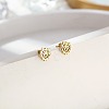 304 Stainless Steel Stud Earrings for Women FU7169-1-1