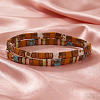 2Pcs Bohemian Glass Seed Beads Stretch Bracelets for Women RZ0109-5-2
