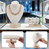 2Pcs Velvet Bracelet Display Holder and 2Pcs Necklace Display Stands ODIS-GA0001-95-3