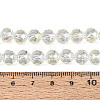 Electroplate Transparent Glass Round Beads Strands EGLA-T029-8mm-12T-17-4