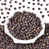 Picasso Glass Seed Beads SEED-N010-01G-2