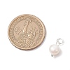 Natural Cultured Freshwater Pearl Two Sides Polished Charms PALLOY-JF04036-02-2