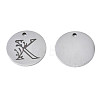 304 Stainless Steel Charms STAS-T059-26P-K-3