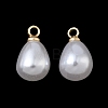 ABS Plastic Pearl Pendants FIND-Z105-03C-01G-1