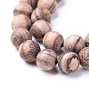 Natural Wood Beads Strands X-WOOD-F008-06-A-3