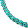 Synthetic Howlite Beads Strands G-A211-16-2