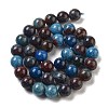 Natural Blue Opal Beads Strands G-H045-A02-8MM-02-5