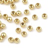 Rack Plating Brass Round Beads KK-A235-01G-02-2