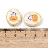 Printed Handmade Porcelain Beads PORC-B009-01A-3