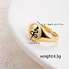 Brass Cuff Rings for Women SF4923-1-1